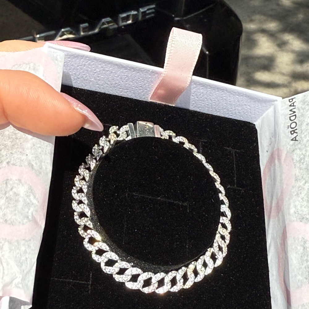 Pandora Silver Cuban Link Bracelet